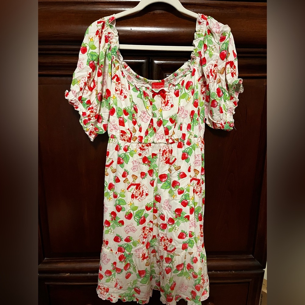 Strawberry Shortcake Print Dress Hot Topic 2X NEW